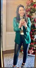 Load image into Gallery viewer, Chic Green Velvet Button Blazer
