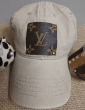 Load image into Gallery viewer, Repurposed LV  Hat
