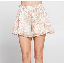 Load image into Gallery viewer, Snakeskin Satin Swing Short
