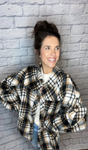 Load image into Gallery viewer, Oversized Plaid Flannel Shacket
