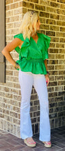 Load image into Gallery viewer, Sassy Smocked Peplum Top
