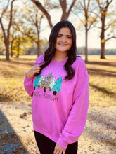 Load image into Gallery viewer, Pink Merry Christmas Sweatshirt
