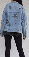 Load image into Gallery viewer, Super Star Denim and Pearl Jean Jacket
