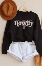 Load image into Gallery viewer, Howdy Graphic Sweatshirt
